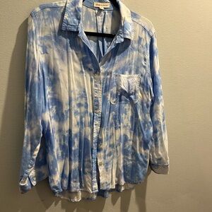 Grand & Greene Sky and Cloud Patterned Shirt